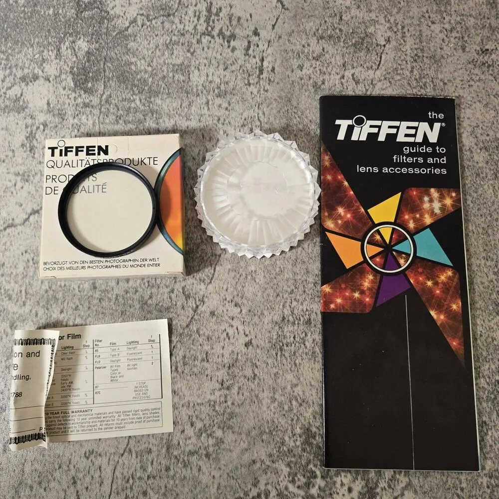 Tiffen 55mm UV Haze 1 USA Filter   New but old stock